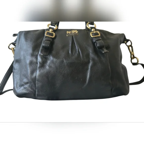 Coach Vintage  Juliette Black Leather  Bag - Picture 2 of 16